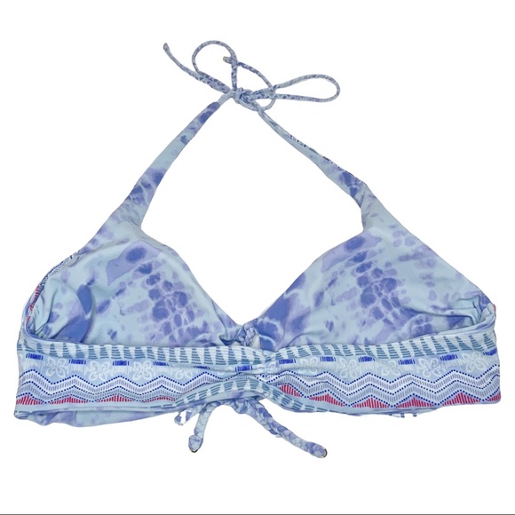 Victoriaโs Secret | Medium Bikini Top- Reversible Abstract Aztec / Blue Tie Dye - Picture 11 of 13